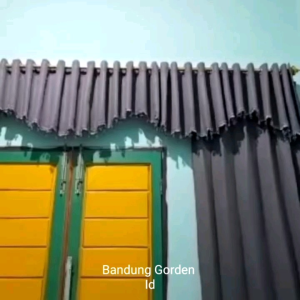 Gorden Satu Set Lengkap Poni Hordeng Blackout Premium Lebar 3 Meter