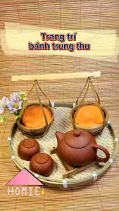Mẹt tre tự nhiên đựng bánh kẹo thức ăn nhiều kích thước phụ kiện trang trí xinh xắn