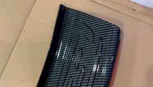 Sillplate Belakang All New Fortuner GR TRD 2016 2018 Sporty Hitam Carbon