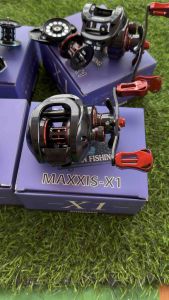 รอกหยดน้ำ รุ่น MAXXIS-X1 (5+1BB) มีเสียงเวลาปลาลาก หมุนลื่น มีหมุนซ้าย/หมุนขวา รอกตีเหยื่อปลอม