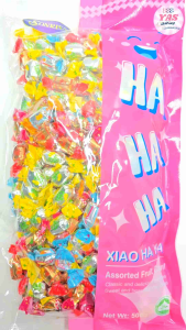 500g HAHAHA ASSORTED FRUIT CANDY SW132/loot bag fillers/paninda/giveaways/partyfavors.