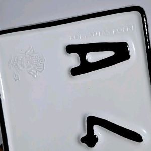 Plat Motor Standar Logo Korlantas