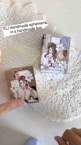 Fairy Lights Journal - READY STOCK/ art journaling/ scrapbook deco/ FLJ Handmade Ephemera In A Handmade Box