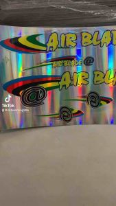 Bộ tem xe đạp AIRBLADE chữ màu vàng hàng nhập Thái Lan chất lượng cao dành trang trí riêng cho dòng xe này tem màu sắc cực đẹp và bền giá bán cực tốt bán lẻ như bán sỉ