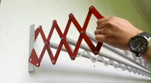 Jemuran Dinding Lipat 2 meter besi anti karat
