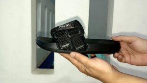 Nakibu Dion sandal sendal pria wanita mesh-velcro