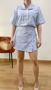 [VEMODE] SETELAN SALUR CASUAL WANITA 0B3S 8111