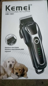 alat cukur rambut kemei km-1991 original pangkas rambut profesional pet clipper pet shop
