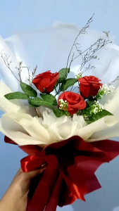 Buket bunga mawar buket bunga hari guru hadiah hadiah wisuda buket bunga palsu