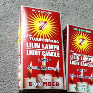 Lilin Tujuh Terang Lilin Lampu Awet dan Ramah Lingkungan