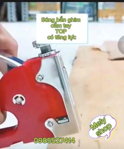 Súng Bắn Ghim Gỗ Có Tăng Lực&Ghim_Hàng Loại 1_Cực Bền Và Chắc Chắn
