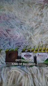 1 PC ASPIRE BILLIARDS CHALK BLUE & BROWN