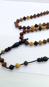 Tasbih kayu kelor hitam kemuning gading galih asem Nogosari A333