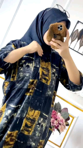 JUMBO ETNIC MIDI DRESS RAYON PREMIUM