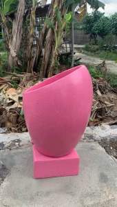 Bak Mandi teraso miring warna pink 50*70 (ONGKIR CHAT ADMIN )