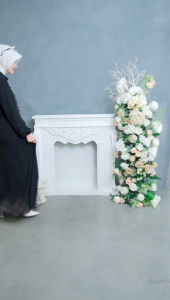 Gamis Abaya Ceruty Babydoll Swarovski Premium (Terima Seragam)