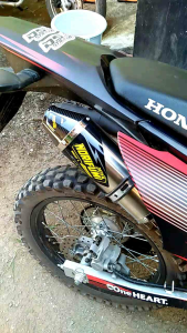 Knalpot Norifumi Roket 4 KLX D-Tracker 150 KLX L S BF CRF 150 WR155 Viar cros 150 dan bisa modif trail