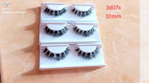 HAFIZAH Bulu Mata Tiga Dimensi 3D07s isi 12 Pasang Lusinan Gratis Tutup Mika size shot