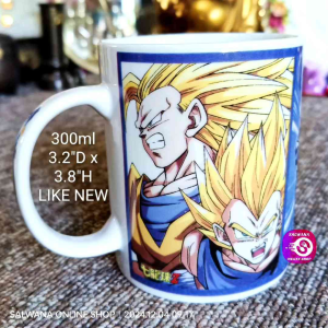 RARE DBZ DRAGON BALL Z COLLECTIBLE CERAMIC MUG 300ml • JAPAN SURPLUS • ANIME