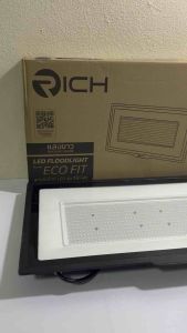 RICH โคมไฟ สปอร์ตไลท์ LED 300W ทรงสี่เหลี่ยม แสงขาว บาง รุ่น อีโค่ ฟิต Floodlight LED Spotlight LED (Eco Fit)