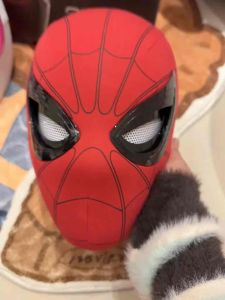 Spider Verse Gwen Stacy Cosplay Mask 1/1 Scale With Eyes LED Light Up Function