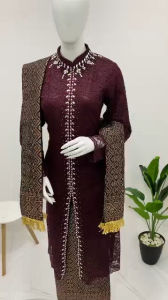 Bisa COD Set Kebaya Brukat Payet Hana & Kebaya Modern Ibu Besan