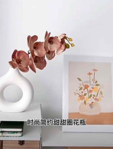 Hoa lan hồ điệp cành hoa lan giả hoa lan 3D hoa lan giả