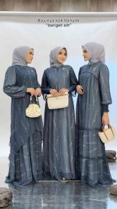 SUDAH READY ✅✅ GHASSANI DRESS STYLE 2 DAN 3 BY NADHEERA LUXURY✅GAMIS NADHEERA TERBARU 2025 INSYALLOH READY FEBRUARI✅