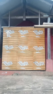 Tirai bambu gulung UK 2x2  / kerey banbu gulung murah / wide bambu gulung outdoor / tirai  teras depan rumah