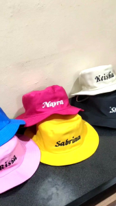 topi rimba/ topi gunung/ Topi Anak cowo & Perempuan custom bordir nama