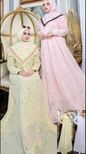 ELDEENA Baju Dress Set Scrav Vola & Vianka Series