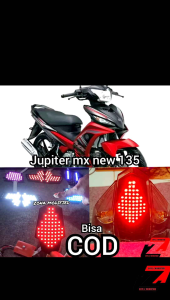 stoplamp running jupiter mx new 135 lc 8 mode otomatis ganti