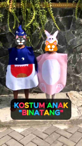 Kostum Hewan Flanel Anak untuk Karnaval Unik Cosplay