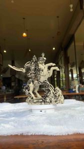 รูปปั้นกวนอูขี่ม้าพร้อมรบ ของฝาก ของสะสม ของมงคล เฮงดีจิวเวลรี่