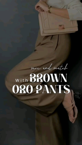 Celana Kulot Knit Oro Pants Celana Panjang Korean Style Highwaist