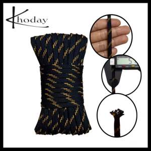 20 mét - Dây Dù 5mm dẹp* dệt ống mền dùng làm sp macrame trang trí cột đồ