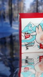 [100% Authentic] Pop Mart Labubu Coca Cola Series Figures Little Snowman Special Sofa Snowy Mountain Vacation Fit Time To Cool Down Look What I found Super Surprise Surf With Me Gift Delivery Crazy Ride Labubu Express