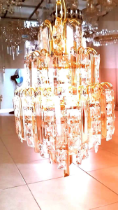 Good jaya lighting lampu gantung hias kristal 25x27cm modern import