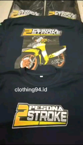 kaos f1zr/kaos pesona 2stroke/baju 2tak/kaos racing/kaos motor/kaos wanita/kaos pria/kaos cotton combed 30s premium
