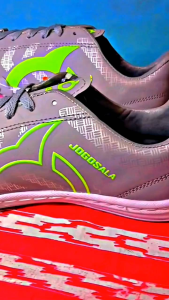 Sepatu Futsal Jogosala Abu Berkualitas Terbaru Kuat Awet Ringan Nyaman Dipakai Anti Slip