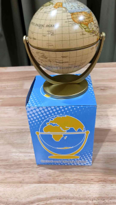 🏅Kids Learning🏅ลูกโลกจำลอง ลูกโลกตั้งโต๊ะ ลูกโลกสีทอง ของเล่น คู่มือการเล่นลูกโลกจำลอง