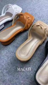 Sandal Slip On Wanita Stylish Sandal Casual Wanita Elegan Sandal Lebaran Wanita Sandal Teplek Perempuan Sandal Flat Wanita Kekinian Terbaru 2025/Sandal Empuk Wanita Sandal Wanita Termurah