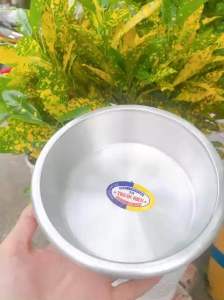 Khay Nhôm size 16-40cm - Khay Tròn Nhôm - Xửng Nhôm tròn - mâm bơ nhôm tròn Minh Phương đủ size - gia dụng Nari