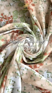 DYN - Ethereal Calm Scarf Series DYN SIGNATURE Hijab Persegi Kerudung Segiempat DYN CLOTHINGLINE