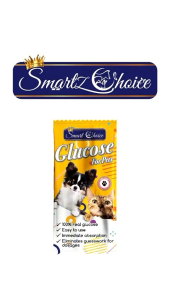 CC Pets Story✨Ready Stock | Smart Choice Glucose - 25g. For dog cats guinea pig rabbits hamster & other poultry animal. Fast recover & dehydration. Reduce stress maintain strength alertness & health. Blood sugar. - Lazada