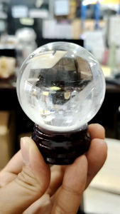 Natural Brazil Top Grade White Quartz Crystal Ball Ornament WQ02 #Naturalcrystal #WhiteCrystal #CrystalQuartz #homedecor #Crystalball