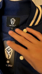 Jaket Sweater Baseball Varsity Polos Pria dan Wanita