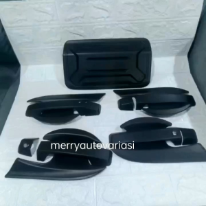 Paket Cover Outer Handle Tank Kendaraan Triton 2024 Hitam