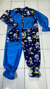 Kostum Baju Badut Doraemon + Topeng+ Wig