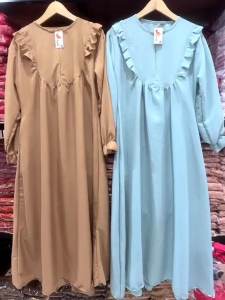 gamis polos crinkle airflow